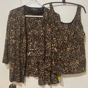 Alex Evenings 2 piece set with rhinestones